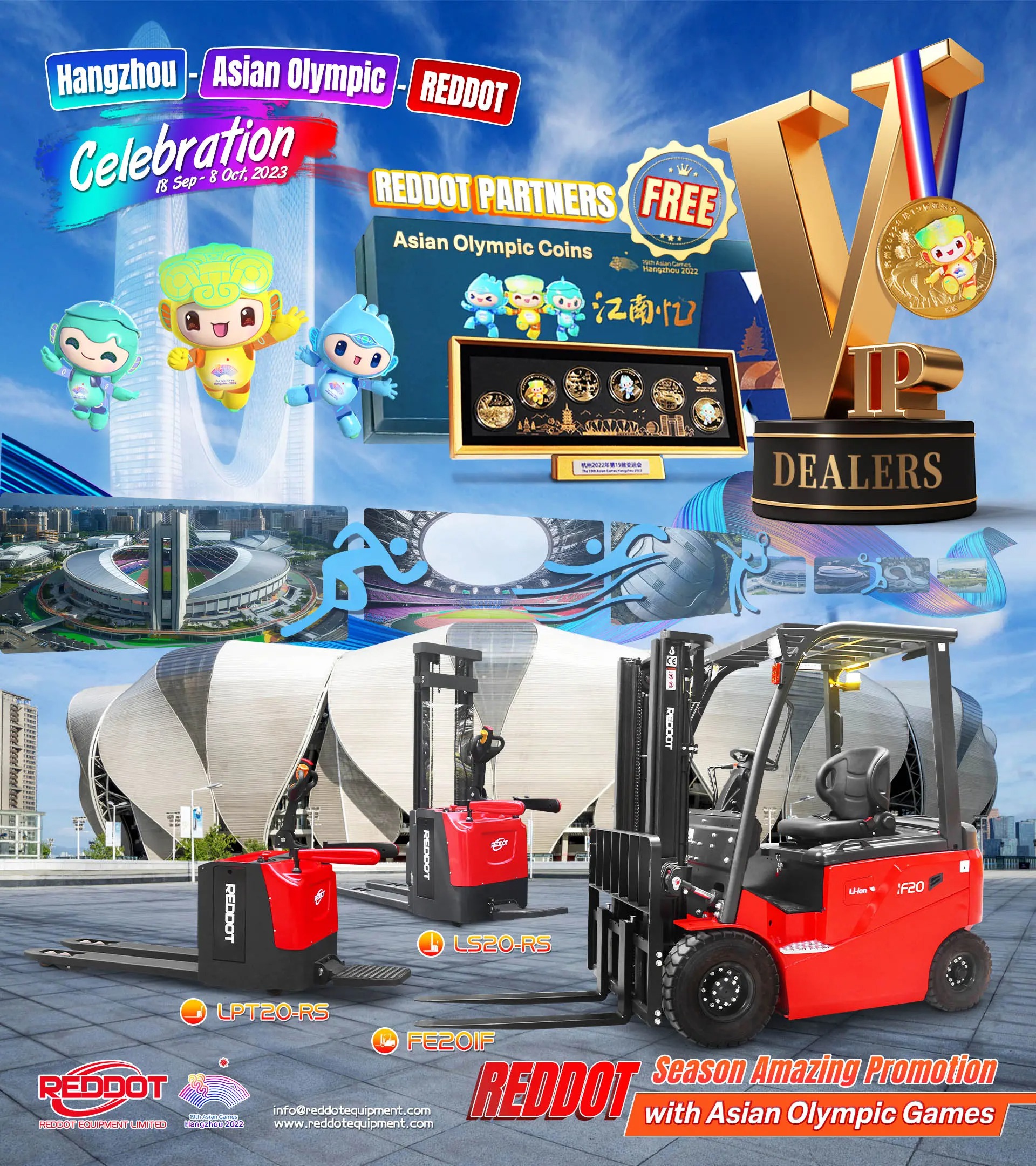 Asian Olympic Games Celebration with Reddot Free Gift !